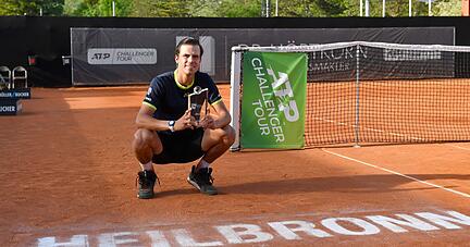 Die Erfolgsgeschichte geht weiter: Daniel Altmaier hat sich im Mai als vierter deutscher Tennisprofi in die Siegerliste des Neckar-Cups eingetragen.