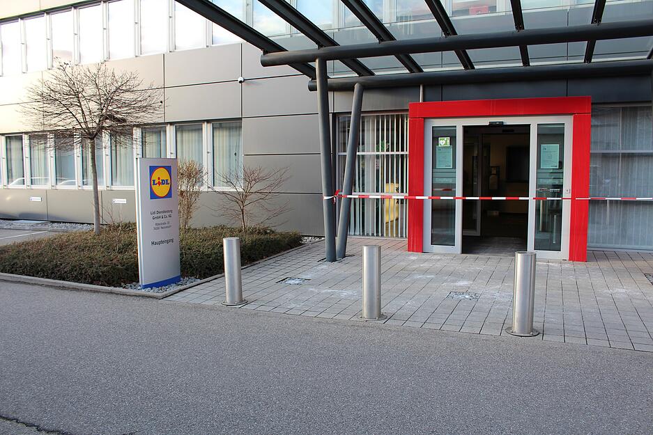Explosion in Lidl-Verwaltungsgebäude