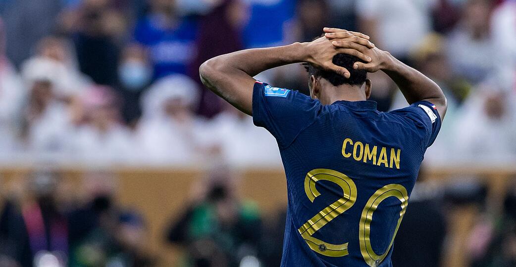 Frankreichs Kingsley Coman sah sich nach dem verlorenen WM-Endspiel Anfeindungen ausgesetzt.