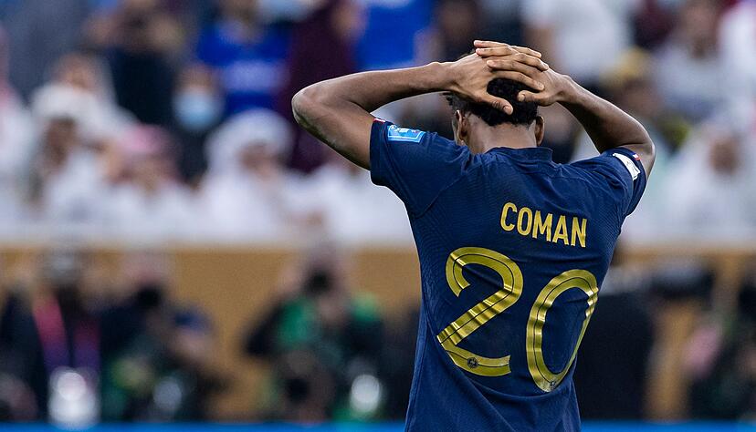 Frankreichs Kingsley Coman sah sich nach dem verlorenen WM-Endspiel Anfeindungen ausgesetzt.