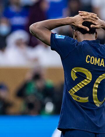 Frankreichs Kingsley Coman sah sich nach dem verlorenen WM-Endspiel Anfeindungen ausgesetzt.