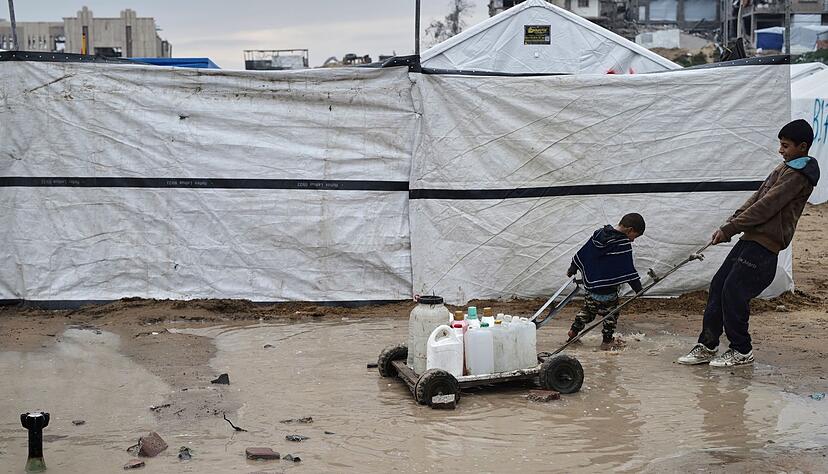Zeltlager im Gazastreifen. (Archivbild)