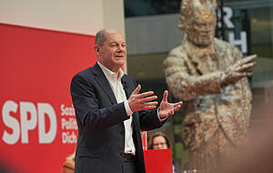 Olaf Scholz, designierter SPD Kanzler und geschäftsführender Bundesminister der Finanzen. Foto. dpa Olaf Scholz, designierter SPD Kanzler und geschäftsführender Bundesminister der Finanzen. Foto. dpa