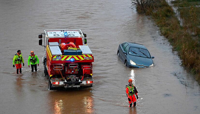 Kurz vor Weihnachten stehen Teile von S&uuml;dfrankreich unter Wasser.