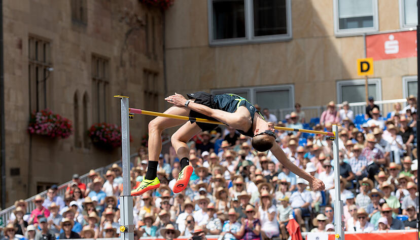 Im Hochsprung-Meeting in Heilbronn treffen mitten in der Stadt internationale Sport-Stars aufeinander. Im Hochsprung-Meeting in Heilbronn treffen mitten in der Stadt internationale Sport-Stars aufeinander.