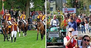Der Festumzug bildet den Höhepunkt des Käsritts. Nach dem Umzug ritten die Käsreiter traditionell zum Hipfelhof, um den Käse zu holen.