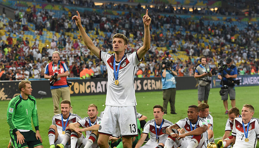 Thomas Müller beendet seine Karriere in der DFB-Elf. (Archivfoto von Juli 2014)