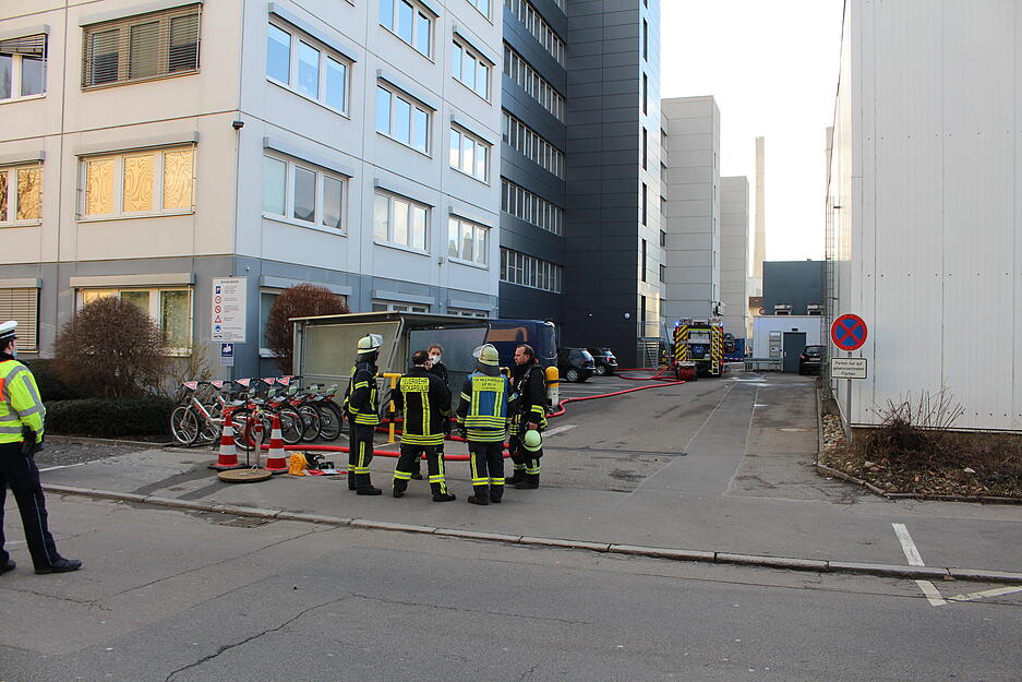 Explosion in Lidl-Verwaltungsgebäude