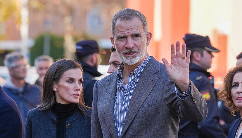 K&ouml;nig Felipe VI. und K&ouml;nigin Letizia eilten nach Andalusien.