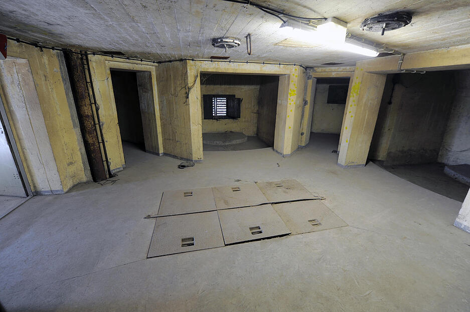 Im Innen scheint die Zeit im Bunker stehengeblieben zu sein. Aufnahme aus dem Jahr 2016