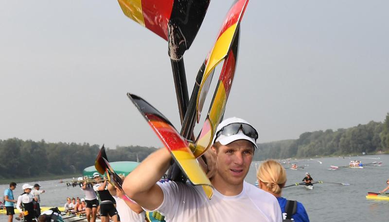 Festes Inventar des Deutschland-Achters: Richard Schmidt.