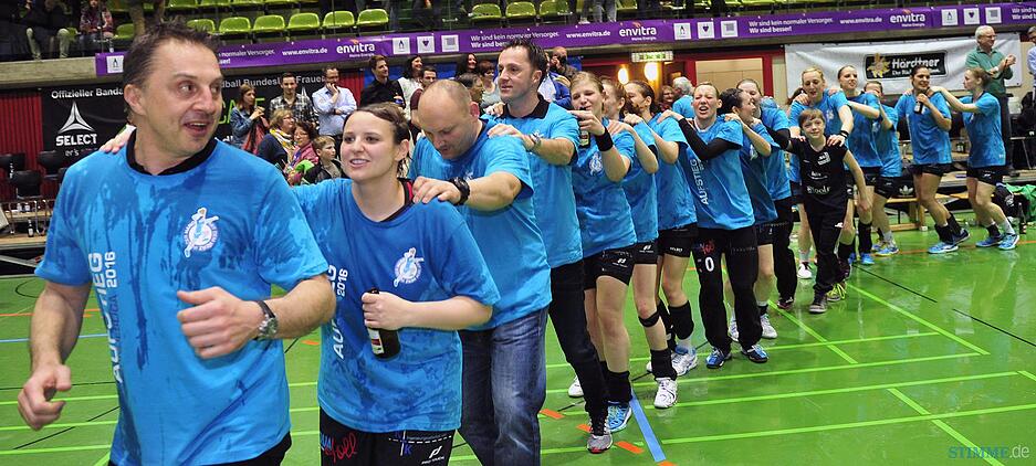 Der Aufstieg ist perfekt in Neckarsulm 09.04.