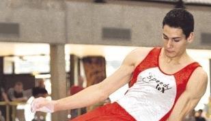 Sascha Otten turnt f&uuml;r die Riege der KTV Heilbronn.Foto: Archiv/Veigel