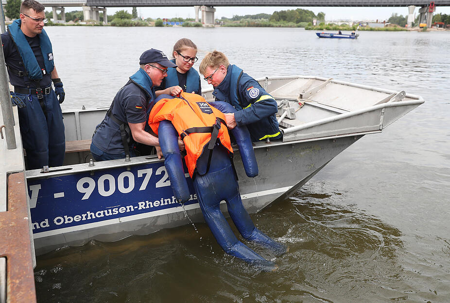 THW probt den Ernstfall in Heilbronn