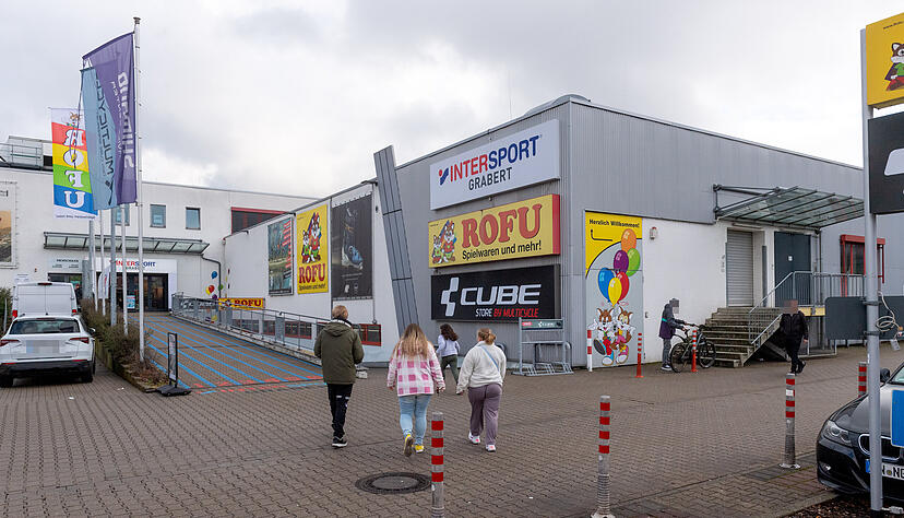 Die Rofu-Filiale in Heilbronn befindet sich im Untergeschoss des Weipertzentrums.