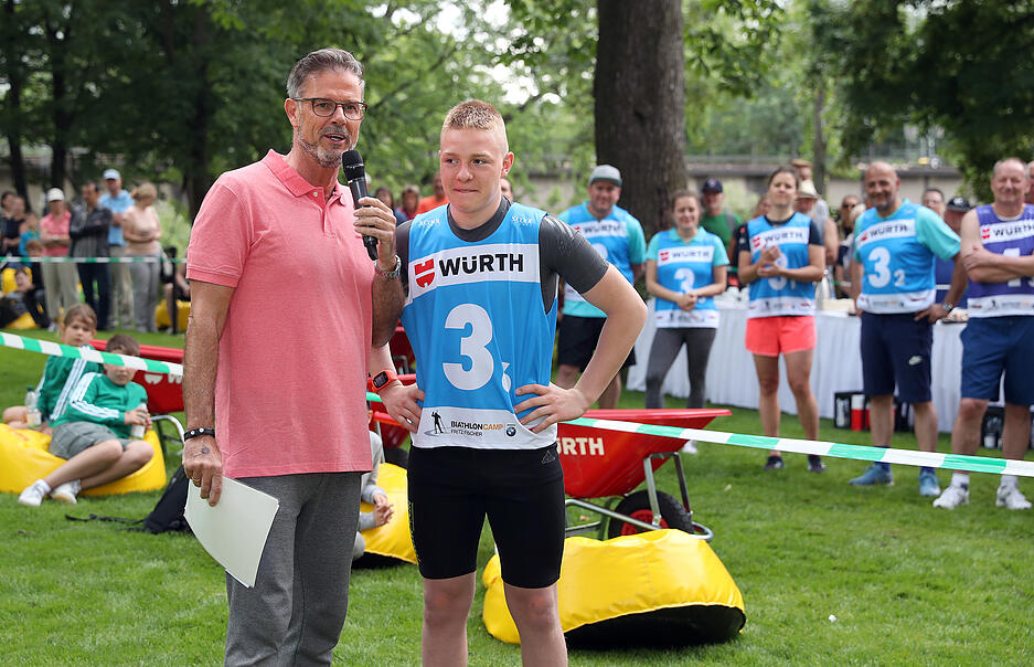 5. W&uuml;rth-Promi-Biathlon auf der Buga