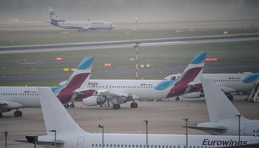 Eine Eurowings-Maschine musste in Bilbao zwischenlanden. (Symbolbild)