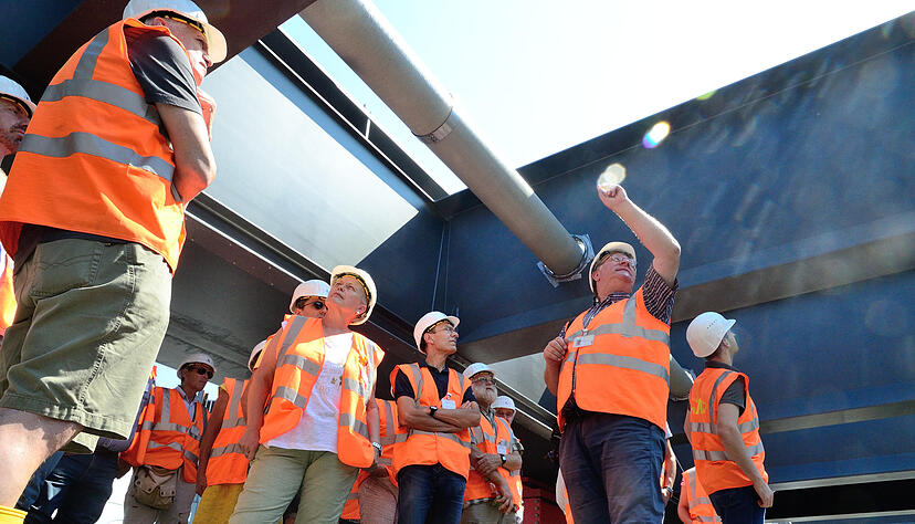 Stimme-Lesersommer: Besuch auf der A6-Baustelle Neckartalübergang