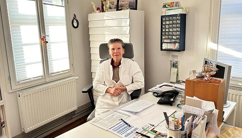 Anna Friederike Hund , &Auml;rztin f&uuml;r Allgemeindemedizin in Heilbronn-Biberach, muss bis Ende Juni raus aus dem Geb&auml;ude.