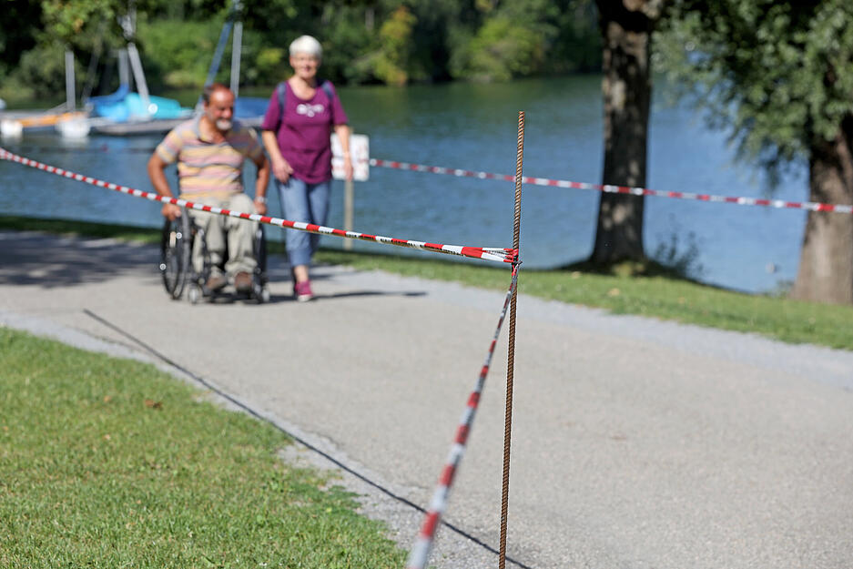 Gesperrter Breitenauer See