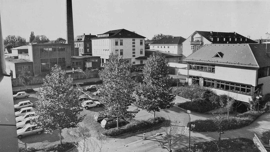 Oktober 1988: Das Bild zeigt den Bauplatz f&uuml;r den geplanten Neubau der Sehbehindertenschule in der damaligen Schlachthofstra&szlig;e 9.