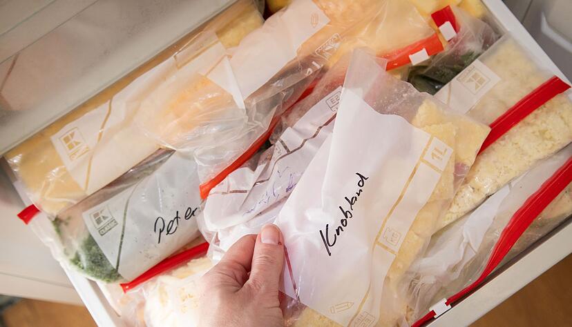 Fazit: Bei Bedarf lassen sich jederzeit einzelne Portionen Knoblauch entnehmen.