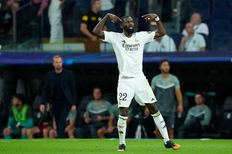 Antonio Rüdiger erzielte das 2:1, bevor Endrick per Konter in der Schlussminute auf 3:1 erhöhte.