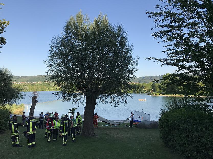 Suchaktion am Breitenauer See