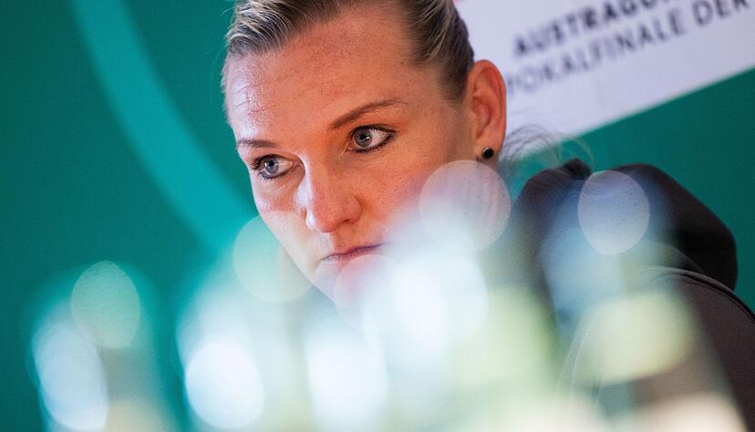 Trifft mit dem VfL Wolfsburg im DFB-Pokalfinale auf die Frauen des FC Bayern München: Alexandra Popp. Trifft mit dem VfL Wolfsburg im DFB-Pokalfinale auf die Frauen des FC Bayern München: Alexandra Popp.