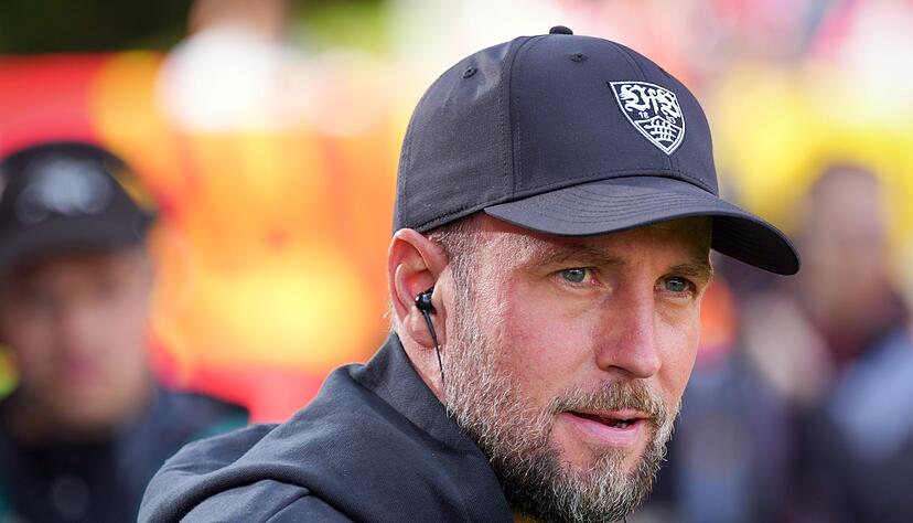 VfB-Trainer Sebastian Hoene&szlig; freut sich auf den H&auml;rtetest bei RB Leipzig.