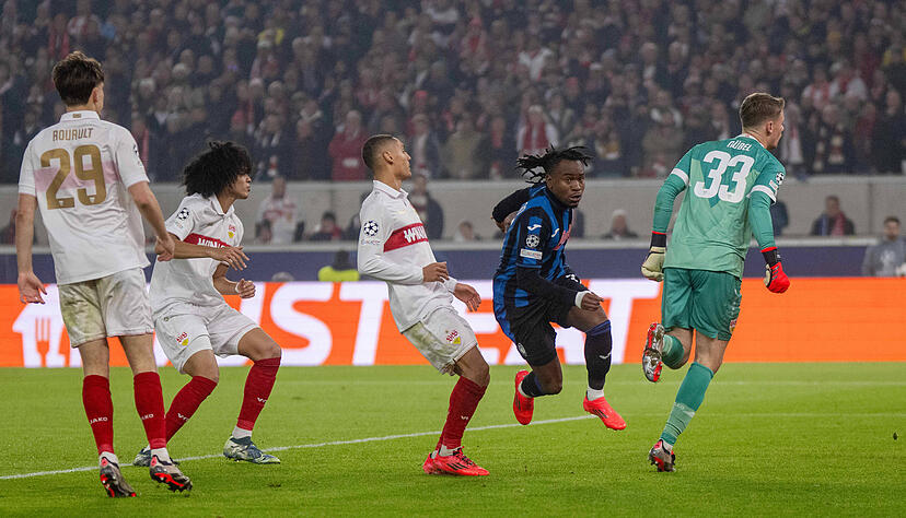 Der VfB Stuttgart verliert gegen Atalanta Bergamo 0:2 in der Champions League und wartet weiter auf den zweiten Sieg. Der VfB Stuttgart verliert gegen Atalanta Bergamo 0:2 in der Champions League und wartet weiter auf den zweiten Sieg.