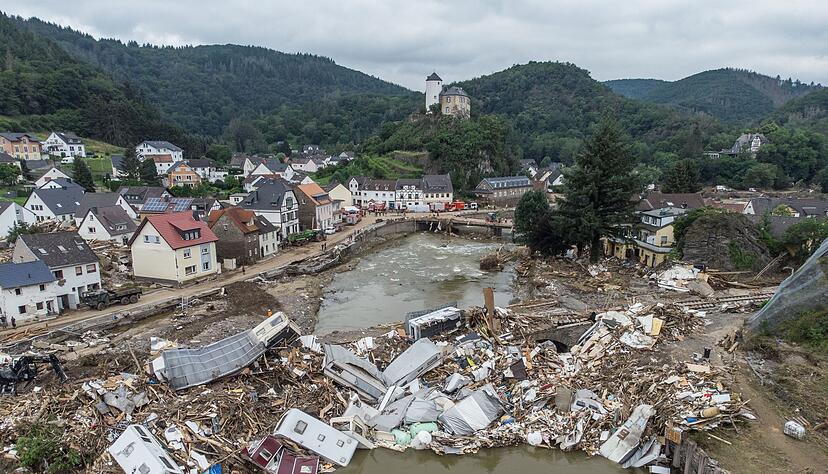 Bei der Flutkatastrophe im Ahrtal starben 2021 mehr als 100 Menschen. (Archivbild) Bei der Flutkatastrophe im Ahrtal starben 2021 mehr als 100 Menschen. (Archivbild)