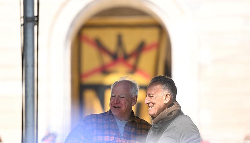 Der Musiker Bruce Springsteen teilt die Kritik an der US-Regierung. Der Musiker Bruce Springsteen teilt die Kritik an der US-Regierung.