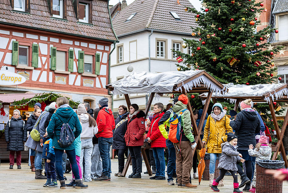 Am Samstag, 7. Dezember, fand der Eppinger Weihnachtsmarkt statt.