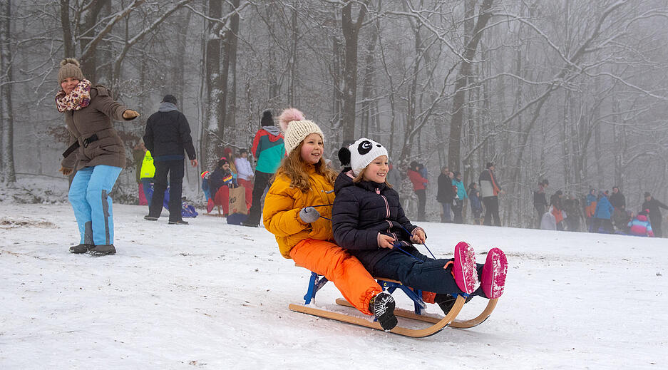 Rodelspa&szlig; am Stocksberg.