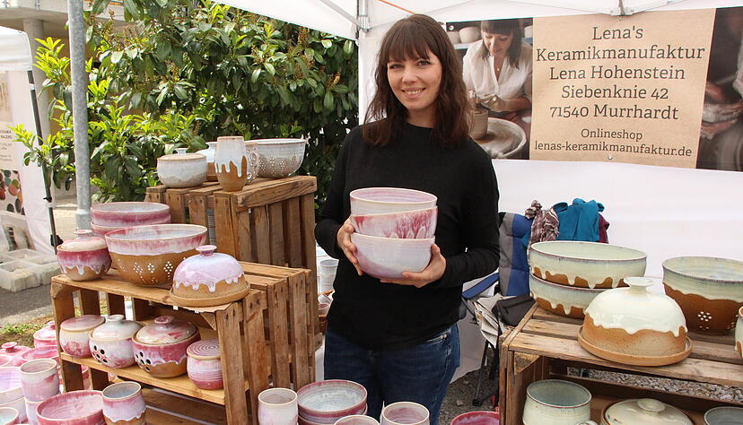 Ob Schüsseln, Tassen oder Vasen: Auf dem Sindringer Töpfermarkt finden die Besucher einzigartige Keramik aus Handarbeit.