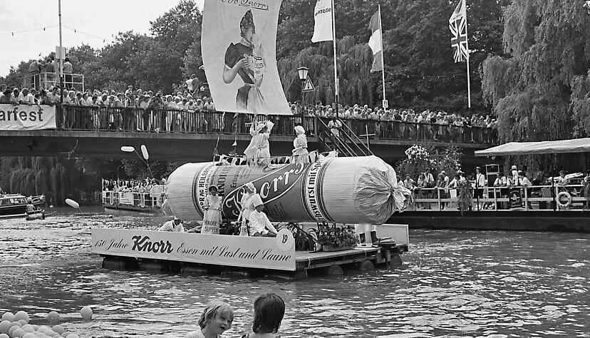 Das Neckarfest entwickelte sich schnell zu einer beliebten Veranstaltung in Heilbronn.