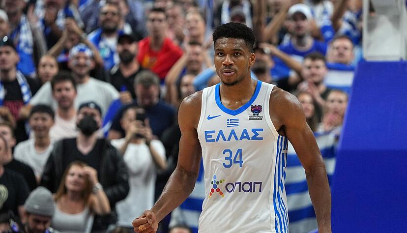 Griechenland um Superstar Giannis Antetokounmpo ist bei der EM noch ohne Niederlage.
