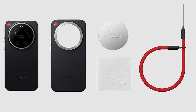 Das Leica Leitzphone wird in einem Set zusammen mit einer H&uuml;lle, einem Kameradeckel aus Metall, einem Kameraputztuch und einer Handschlaufe ausgeliefert. Kostenpunkt: knapp 2000 Euro.