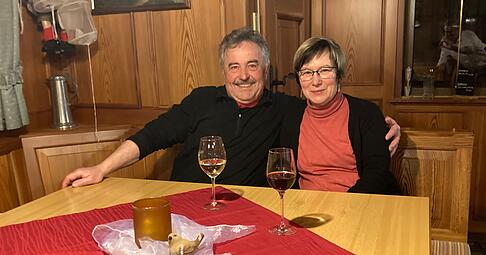 Roland und Claudia Mezger vom Restaurant Bürgerstüble in Friedrichsruhe.