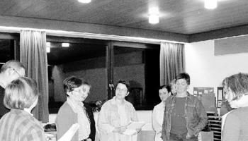 Das Vaterunser stand im Mittelpunkt des &ouml;kumenischen Abends, der Protestenten und Katholiken in Bonfeld zusammenbringt. (Foto: Birgit Puscher)
