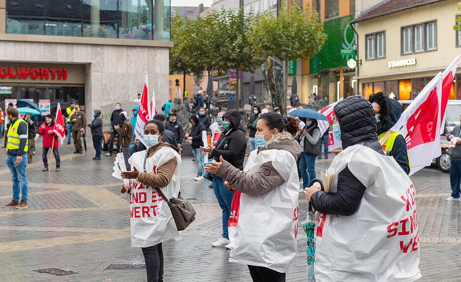 Verdi-Warnstreik in Heilbronn