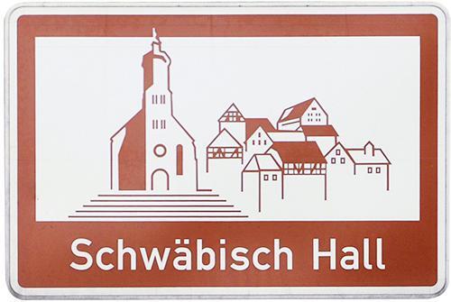 Autobahnschilder in der Region