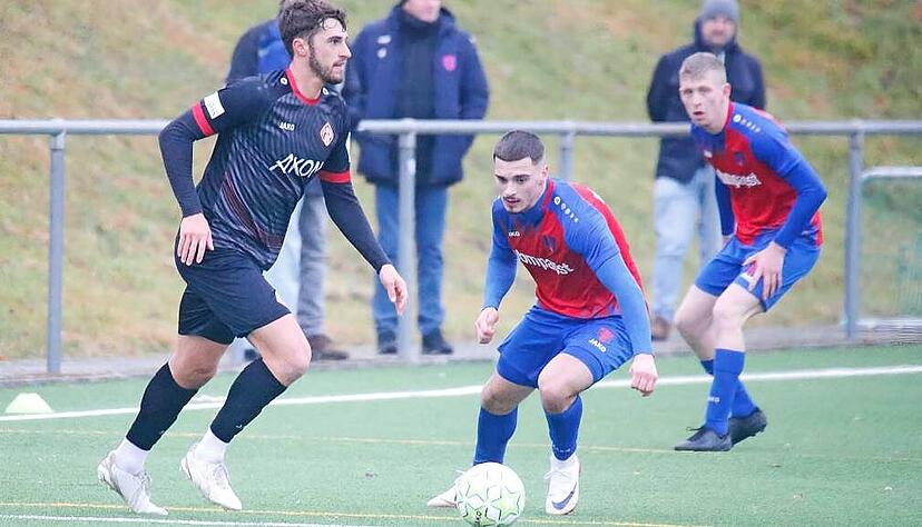 Gegen seinen Ex-Club FSV Hollenbach kam Marius Uhl auf viel Spielzeit. Das war in dieser Saison nicht immer so.