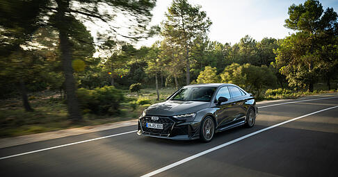 Das Sondermodell Audi RS 3 Competition Limited gibt es als Limousine (Foto) und als Sportback - insgesamt werden nur 750 Exemplare gefertigt.