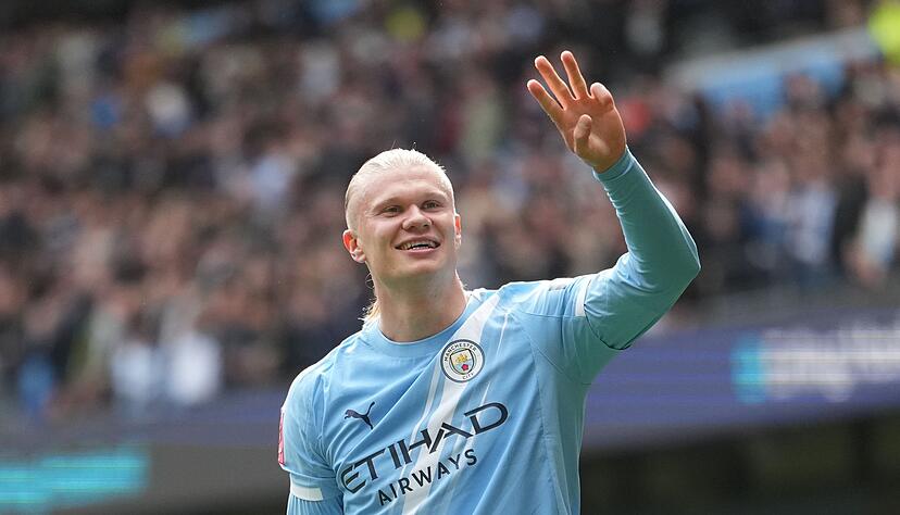 Drei Treffer: Erling Haaland. Drei Treffer: Erling Haaland.