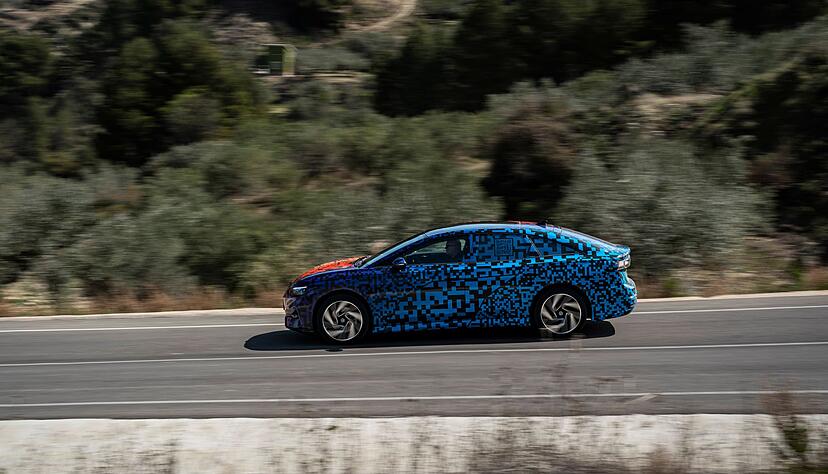 Mit 180 km/h fährt der VW ID.7 deutlich schneller als die übrigen Elektromodelle von VW.