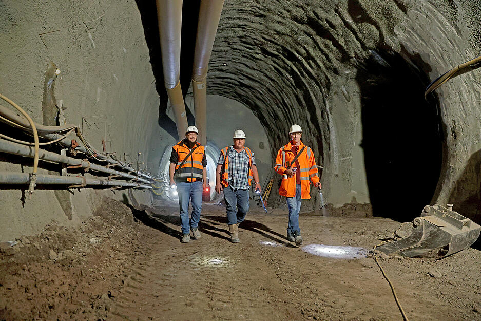 Bau des Fluchtstollens am Schemelsbergtunnel in Weinsberg – So laufen die Arbeiten