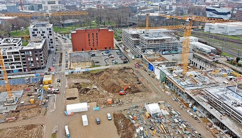 Im Neckarbogen hatte Paulus Wohnbau den Zuschlag für zwei Baufelder erhalten. Dort wird gebaut.