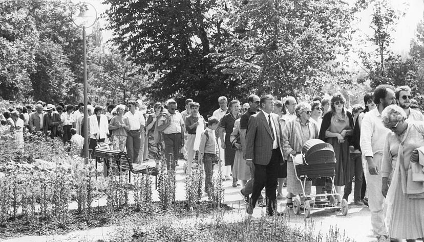 Zur Landesgartenschau 1985 fanden eine Million Besucher den Weg in den daraus gewachsenen Heilbronner Wertwiesenpark. Zur Landesgartenschau 1985 fanden eine Million Besucher den Weg in den daraus gewachsenen Heilbronner Wertwiesenpark.